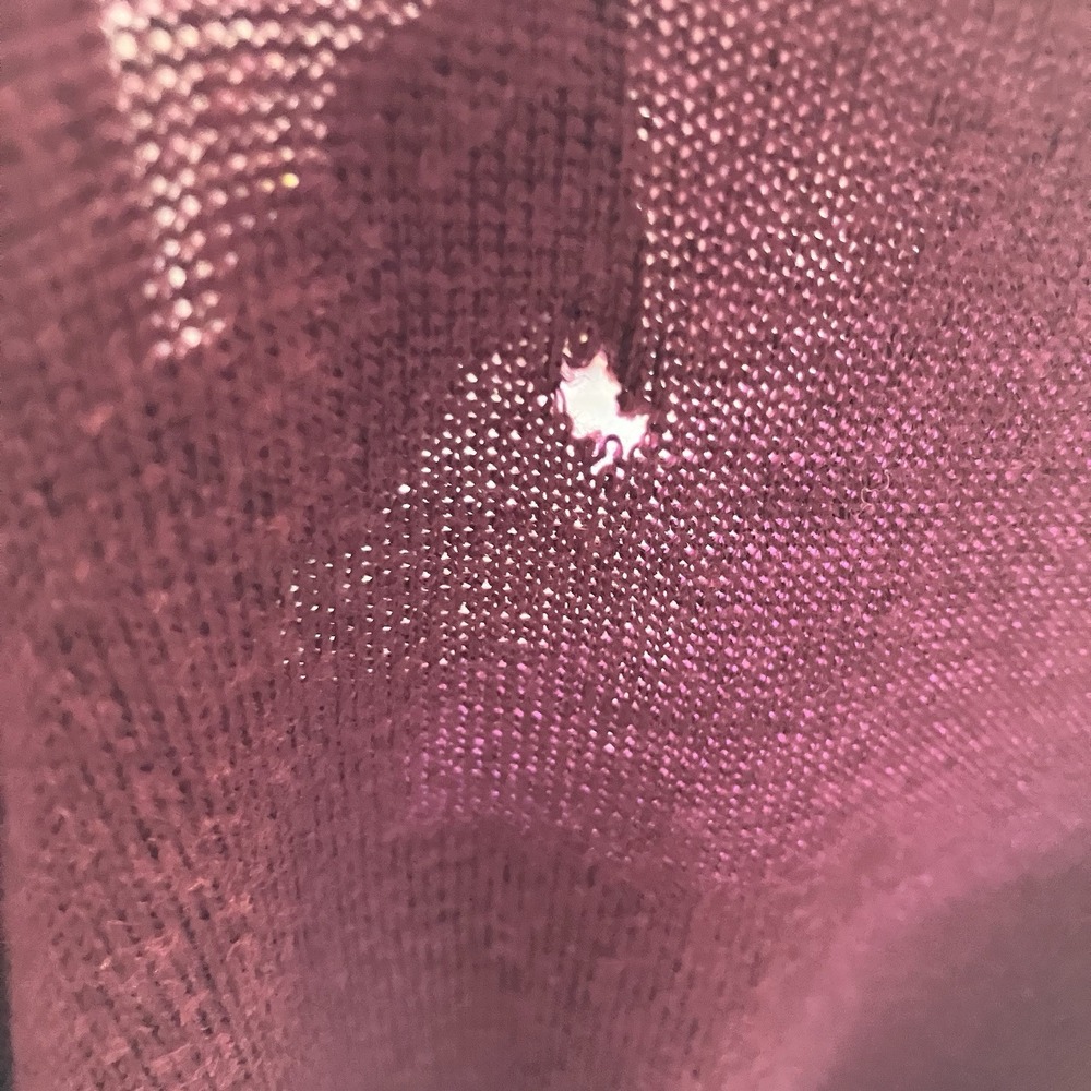 Nordstrom Rack Sweater Mens Size XL Burgundy Merino Wool Long Sleeve - Picture 4 of 8